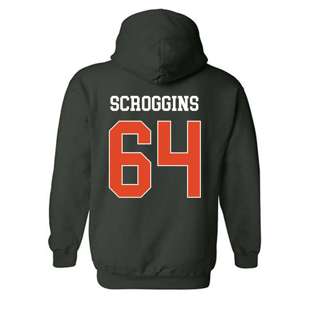 Miami - NCAA Football : Ralph Scroggins - Classic Shersey Hooded Sweatshirt-1