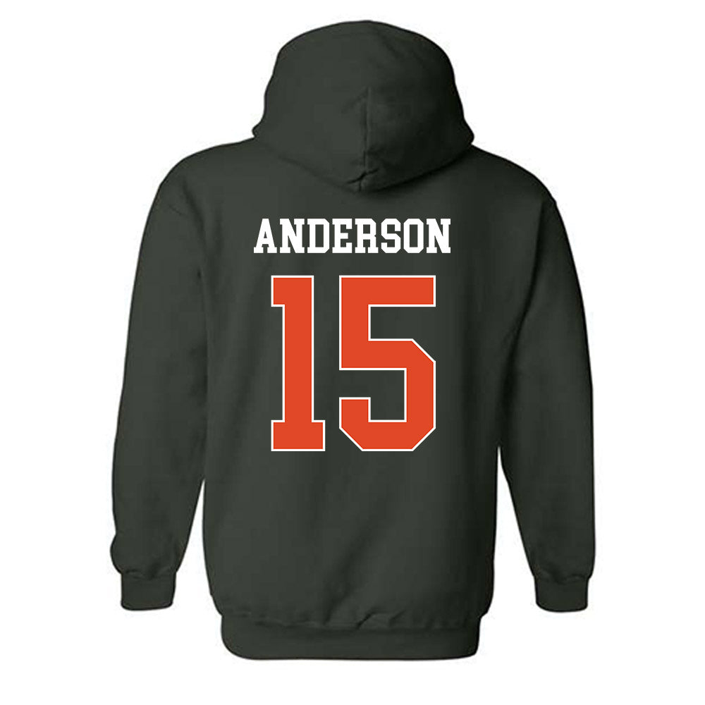 Miami - NCAA Football : Judd Anderson - Classic Shersey Hooded Sweatshirt-1