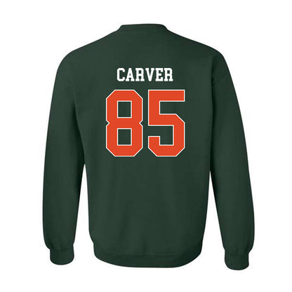 Miami - NCAA Football : Jackson Carver - Classic Shersey Crewneck Sweatshirt-1