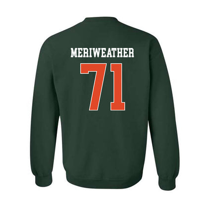 Miami - NCAA Football : Jamal Meriweather - Classic Shersey Crewneck Sweatshirt-1