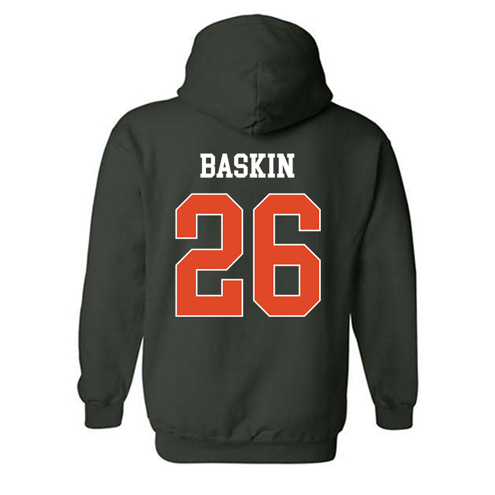 Miami - NCAA Women's Volleyball : Simone Baskin - Classic Shersey Hooded Sweatshirt-1