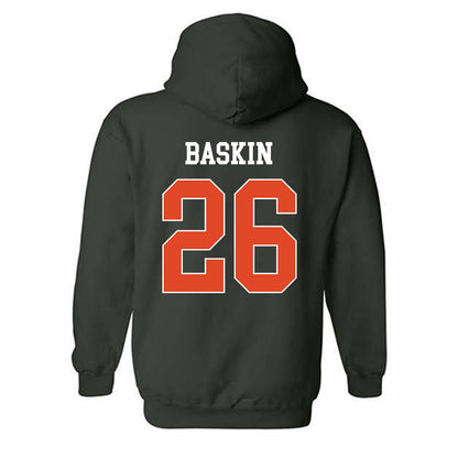 Miami - NCAA Women's Volleyball : Simone Baskin - Classic Shersey Hooded Sweatshirt-1
