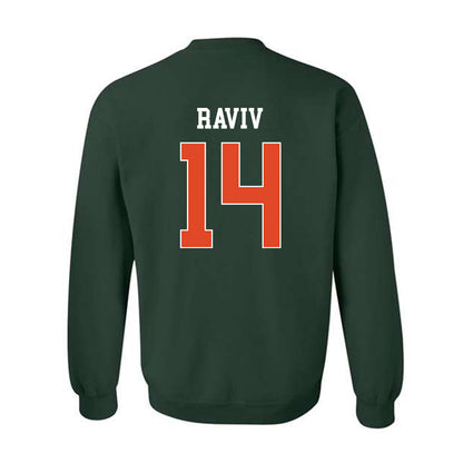 Miami - NCAA Women's Basketball : Gal Raviv - Classic Shersey Crewneck Sweatshirt-1