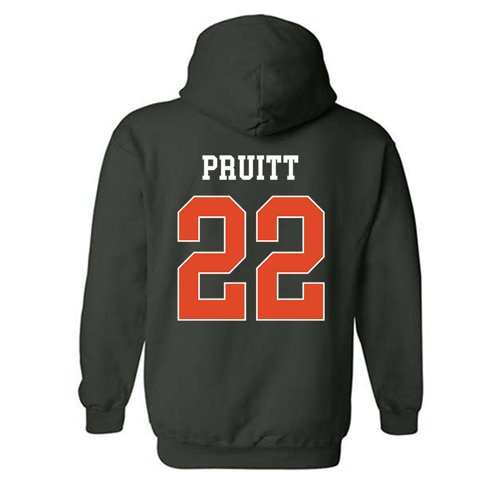 Miami - NCAA Football : Cam Pruitt - Classic Shersey Hooded Sweatshirt-1
