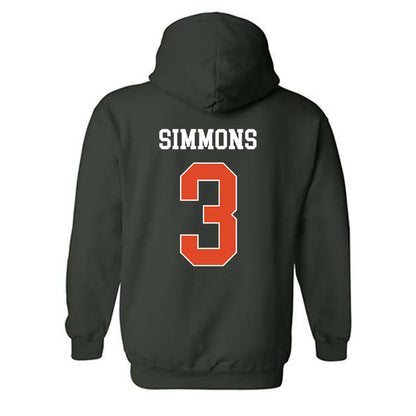 Miami - NCAA Women's Soccer : Noelle Simmons - Classic Shersey Hooded Sweatshirt-1