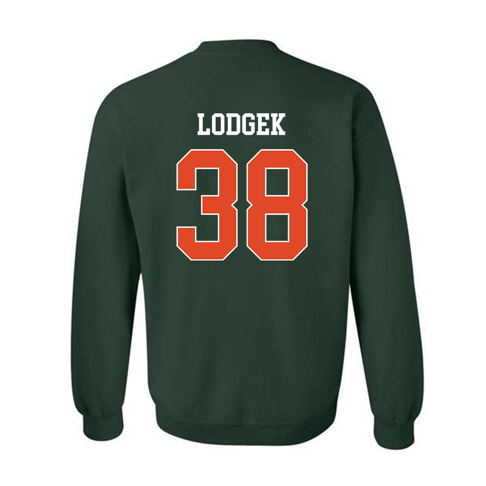 Miami - NCAA Baseball : Jake Lodgek - Classic Shersey Crewneck Sweatshirt-1