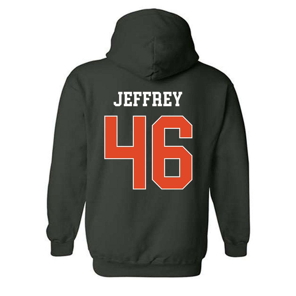 Miami - NCAA Baseball : Donavan Jeffrey - Classic Shersey Hooded Sweatshirt-1
