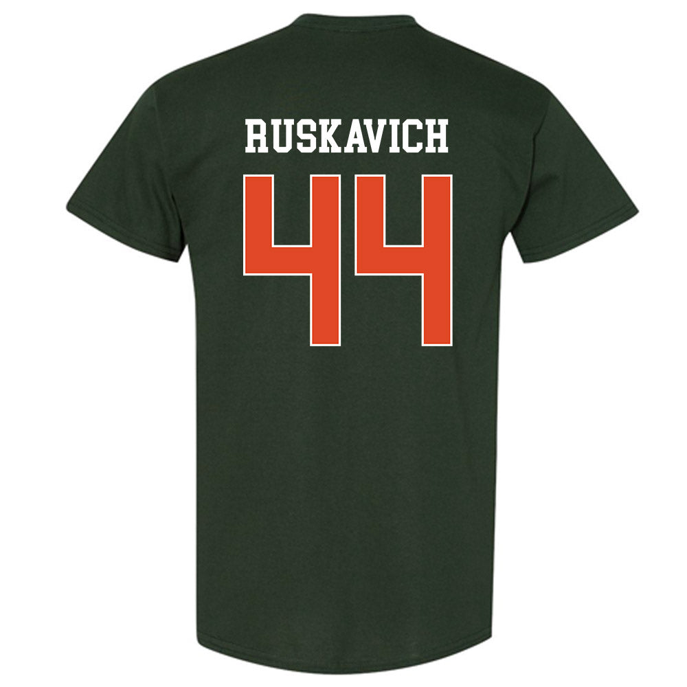 Miami - NCAA Football : Owen Ruskavich - Classic Shersey T-Shirt-1