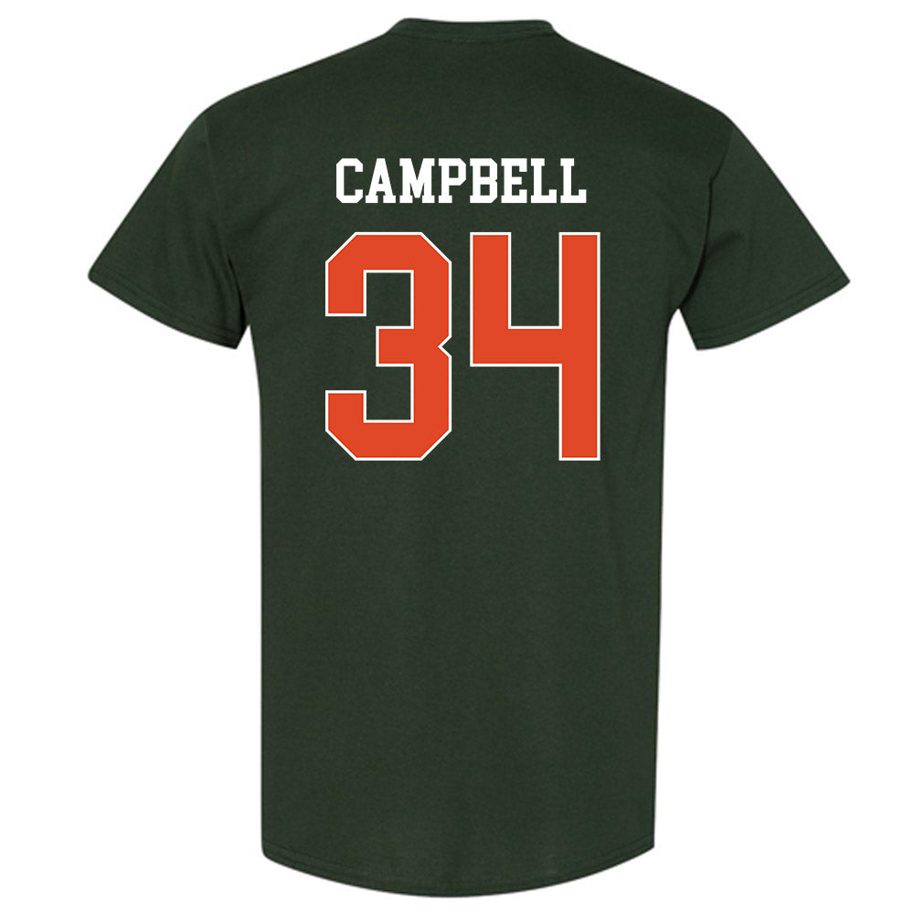 Miami - NCAA Football : Jordan Campbell - Classic Shersey T-Shirt-1