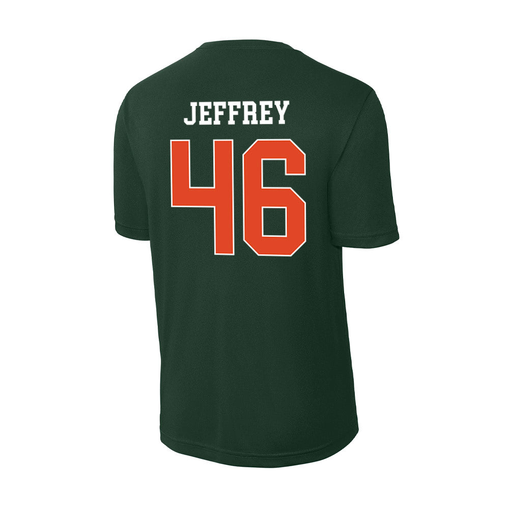 Miami - NCAA Baseball : Donavan Jeffrey - Classic Shersey Activewear T-Shirt-1