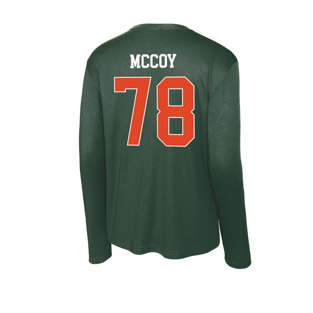 Miami - NCAA Football : Matthew McCoy - Classic Shersey Activewear Long Sleeve T-Shirt-1