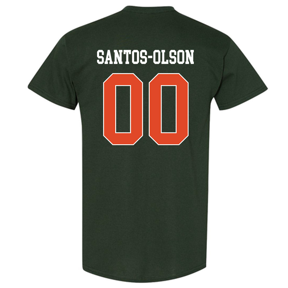Miami - NCAA Baseball : Sebastian Santos-Olson - Classic Shersey T-Shirt-1
