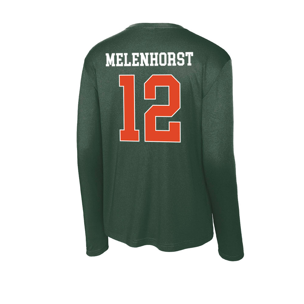 Miami - NCAA Women's Soccer : Teegan Melenhorst - Classic Shersey Activewear Long Sleeve T-Shirt-1