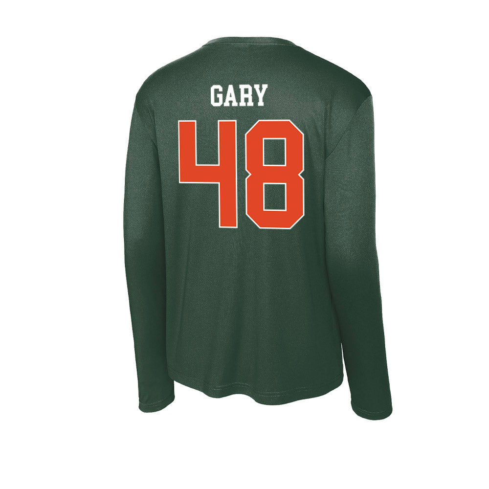Miami - NCAA Baseball : Bennett Gary - Classic Shersey Activewear Long Sleeve T-Shirt-1