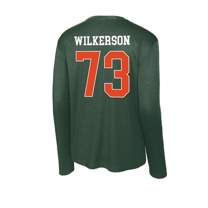 Miami - NCAA Football : Jaden Wilkerson - Classic Shersey Activewear Long Sleeve T-Shirt-1