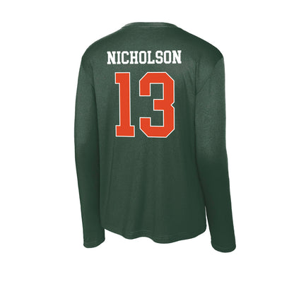 Miami - NCAA Women's Soccer : Crosby Nicholson - Classic Shersey Activewear Long Sleeve T-Shirt-1