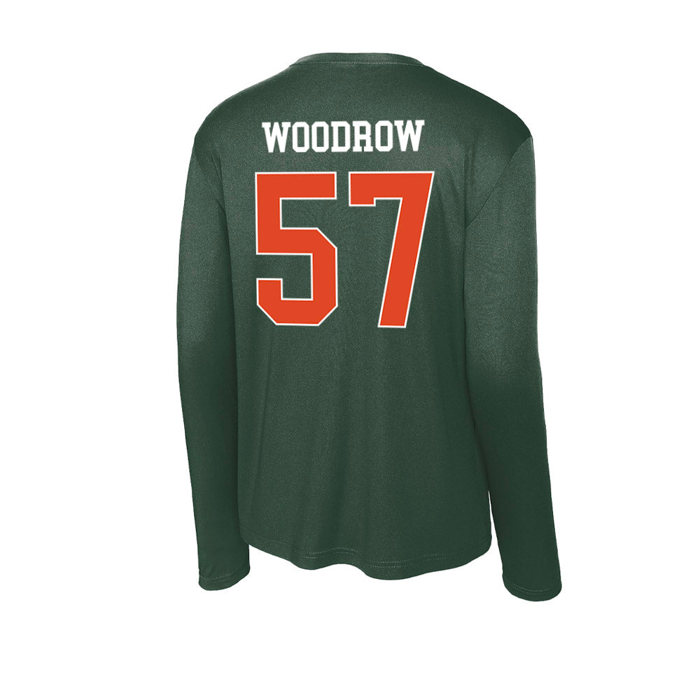 Miami - NCAA Football : Rhys Woodrow - Classic Shersey Activewear Long Sleeve T-Shirt-1