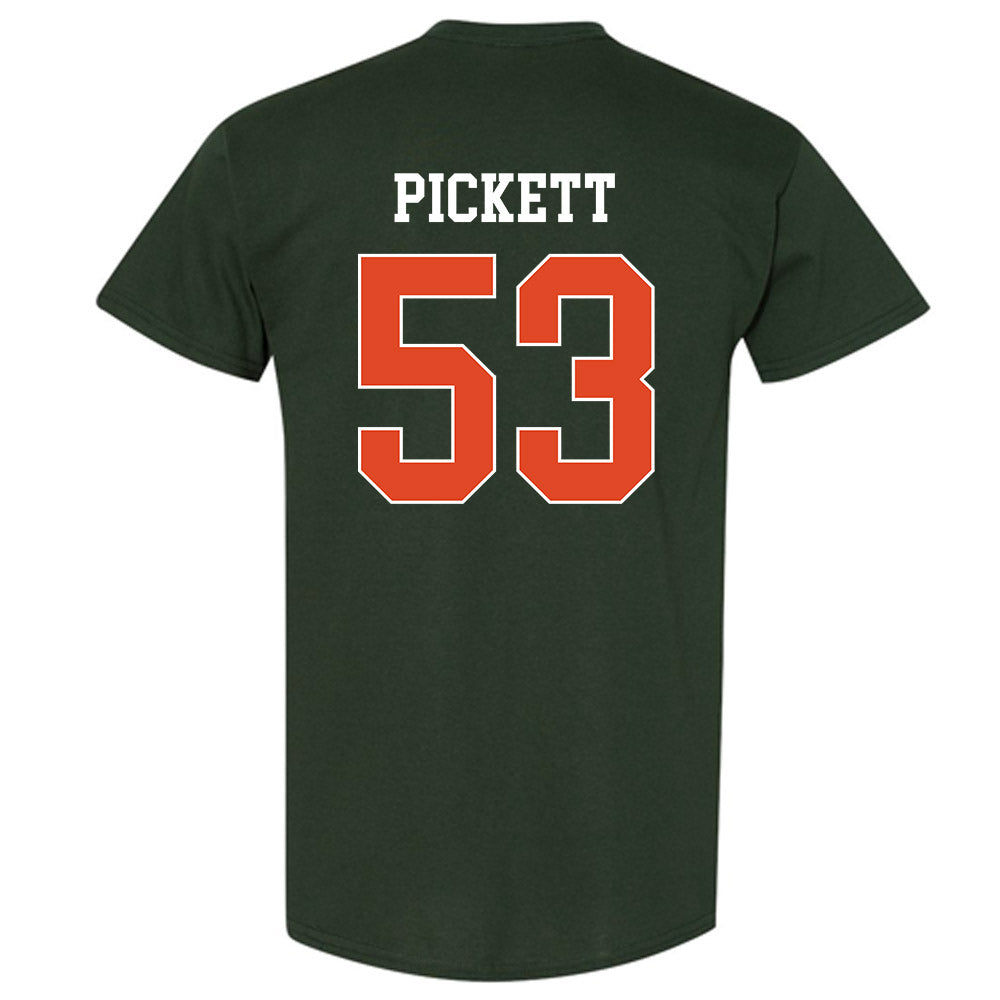 Miami - NCAA Football : Canon Pickett - Classic Shersey T-Shirt-1