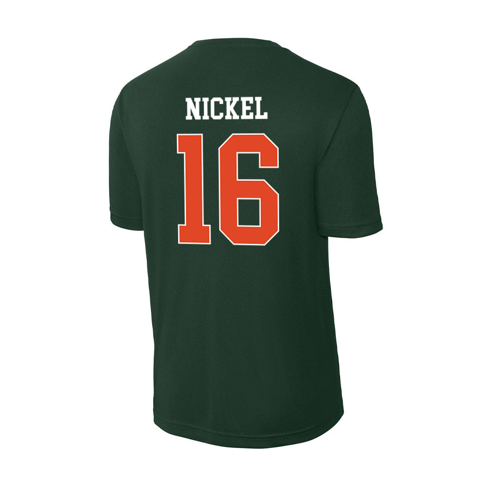 Miami - NCAA Football : Luke Nickel - Classic Shersey Activewear T-Shirt-1