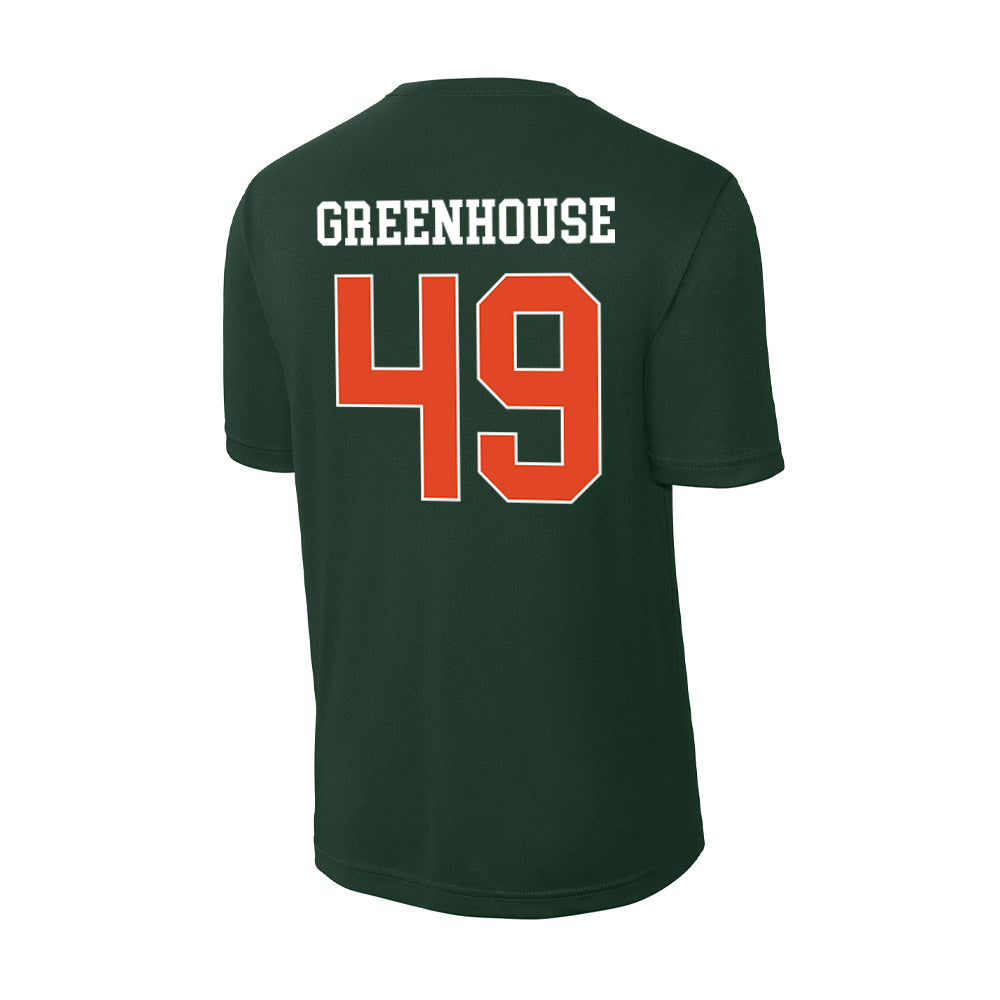 Miami - NCAA Baseball : Mason Greenhouse - Classic Shersey Activewear T-Shirt-1
