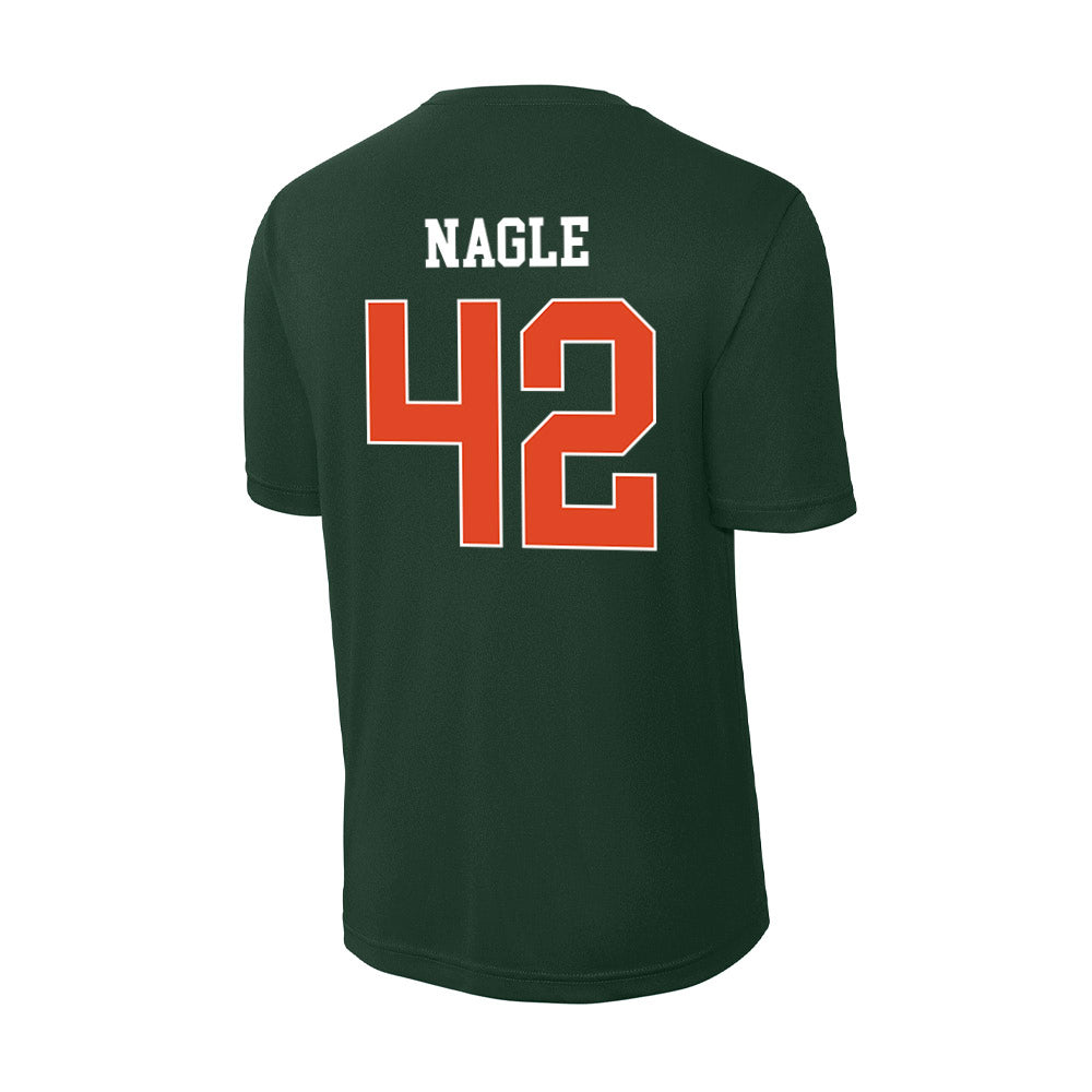 Miami - NCAA Football : Logan Nagle - Classic Shersey Activewear T-Shirt-1