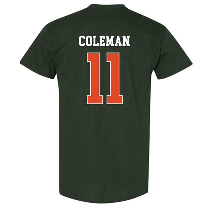 Miami - NCAA Football : Dereon Coleman - Classic Shersey T-Shirt-1