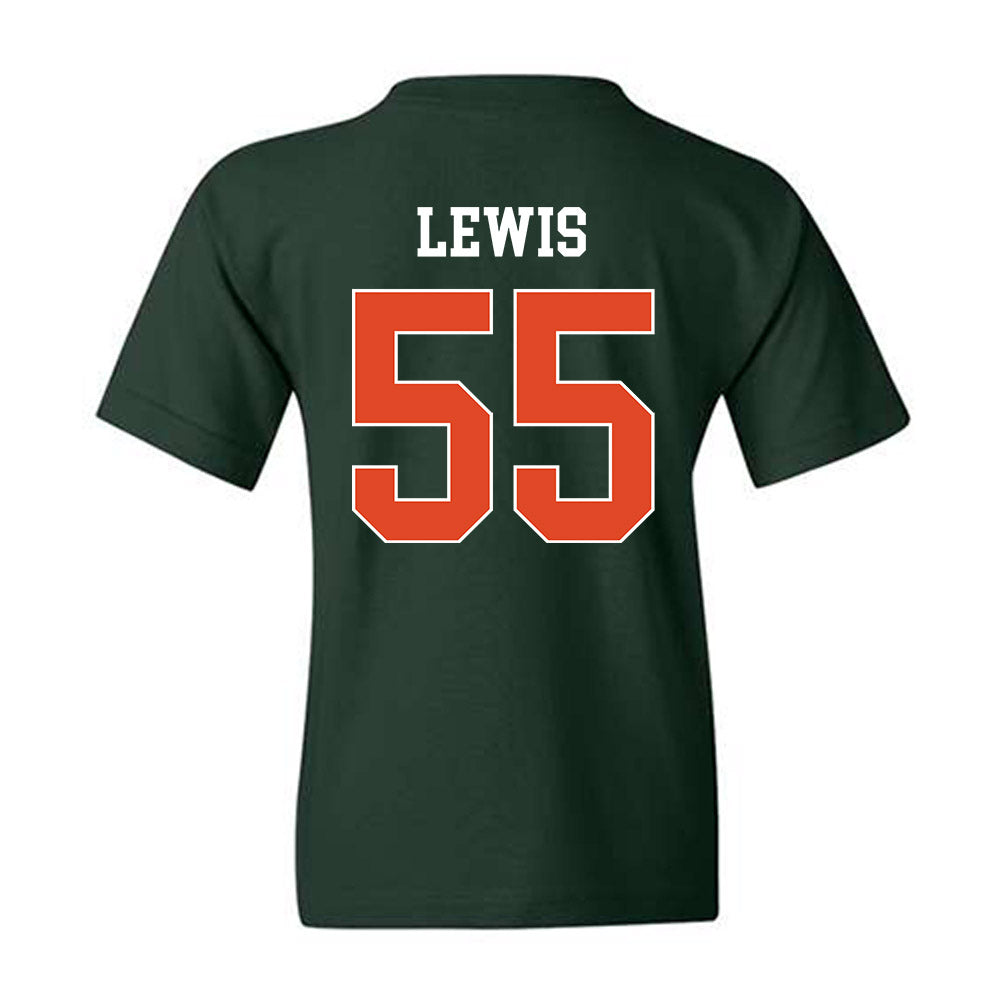 Miami - NCAA Men's Basketball : Acaden Lewis - Classic Shersey Youth T-Shirt-1