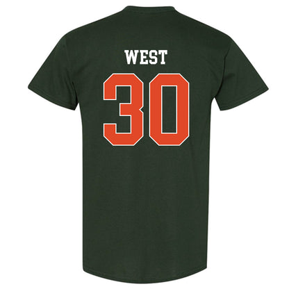 Miami - NCAA Baseball : Brylan West - Classic Shersey T-Shirt-1