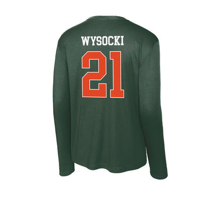 Miami - NCAA Women's Soccer : Carlie Wysocki - Classic Shersey Activewear Long Sleeve T-Shirt-1