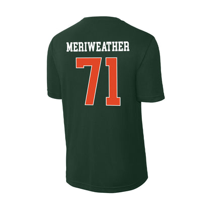 Miami - NCAA Football : Jamal Meriweather - Classic Shersey Activewear T-Shirt-1