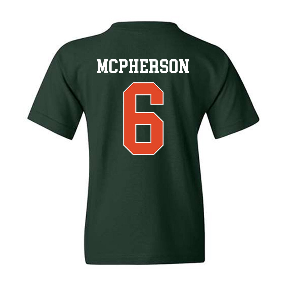 Miami - NCAA Women's Soccer : Jaileah Mcpherson - Classic Shersey Youth T-Shirt-1