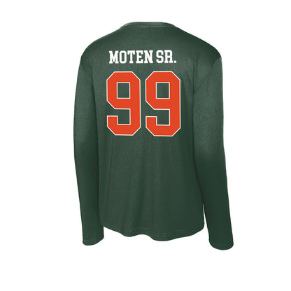 Miami - NCAA Football : Ahmad Moten Sr. - Classic Shersey Activewear Long Sleeve T-Shirt-1