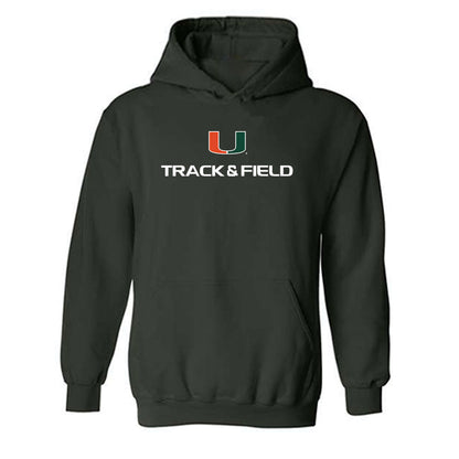 Miami - NCAA Women's Track & Field : Lucia Rodbro - Classic Shersey Hooded Sweatshirt-0