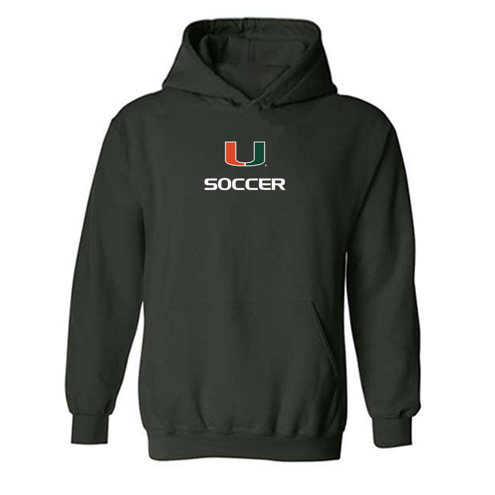 Miami - NCAA Women's Soccer : Carlie Wysocki - Classic Shersey Hooded Sweatshirt-0