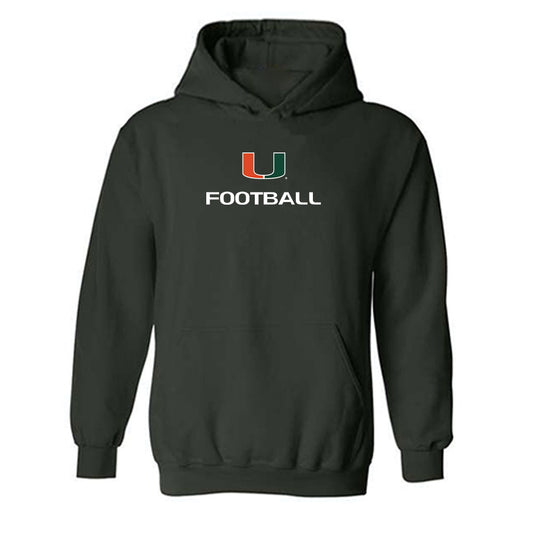 Miami - NCAA Football : Karsten Busch - Classic Shersey Hooded Sweatshirt-0