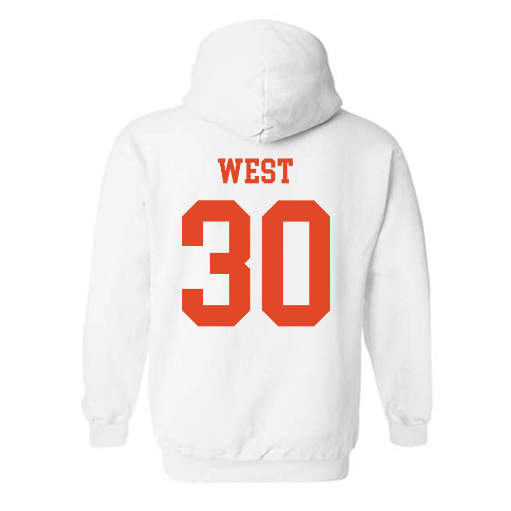 Miami - NCAA Baseball : Brylan West - Classic Shersey Hooded Sweatshirt-1