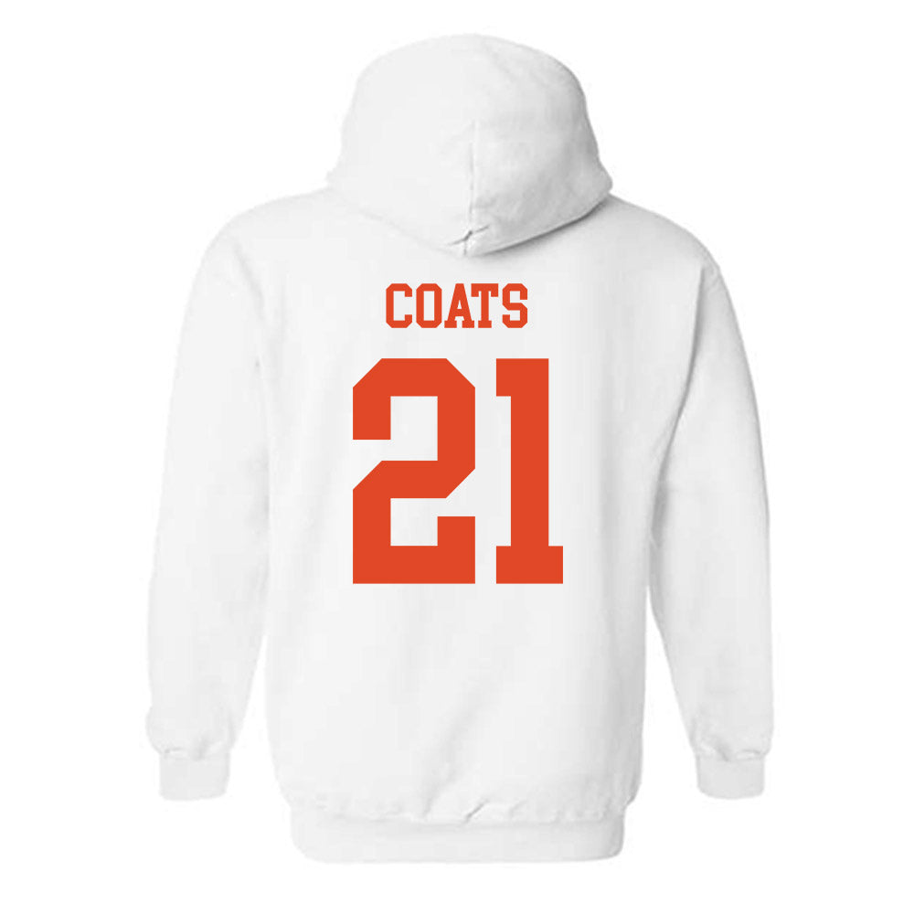 Miami - NCAA Baseball : TJ Coats - Classic Shersey Hooded Sweatshirt-1