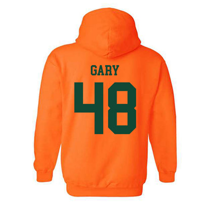 Miami - NCAA Baseball : Bennett Gary - Classic Shersey Hooded Sweatshirt-1