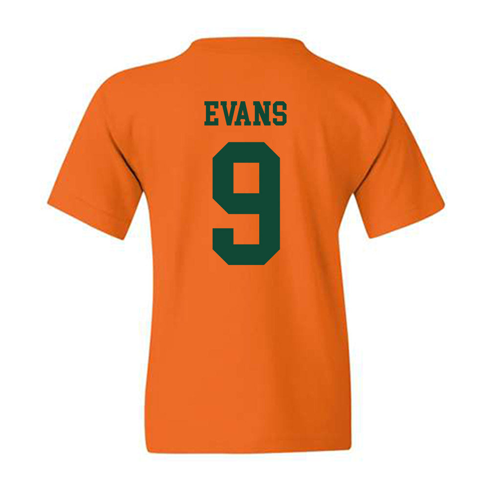 Miami - NCAA Baseball : Rob Evans - Classic Shersey Youth T-Shirt-1