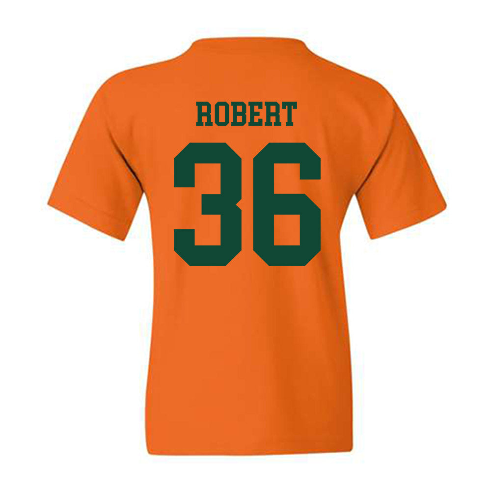Miami - NCAA Baseball : Nick Robert - Classic Shersey Youth T-Shirt-1
