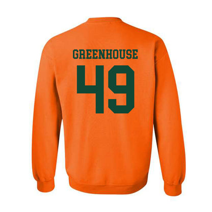 Miami - NCAA Baseball : Mason Greenhouse - Classic Shersey Crewneck Sweatshirt-1