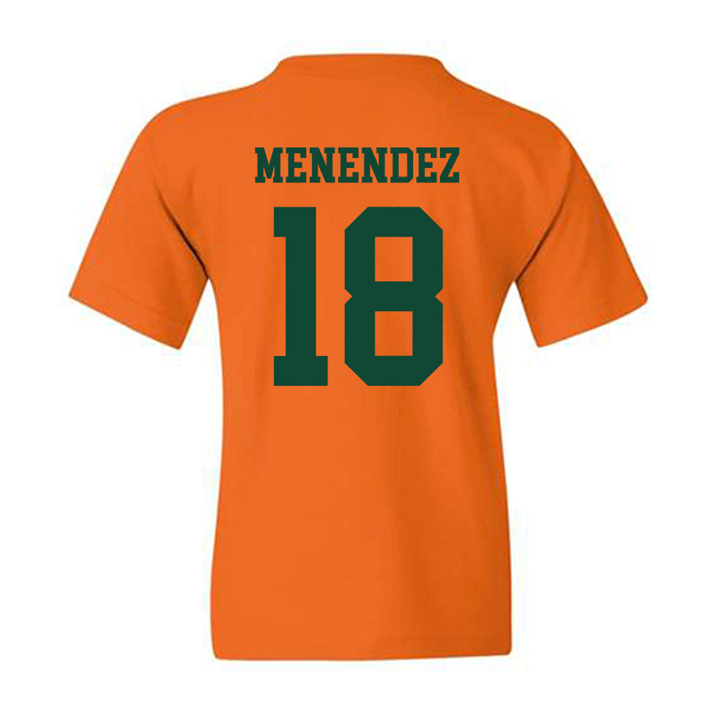 Miami - NCAA Baseball : Frank Menendez - Classic Shersey Youth T-Shirt-1