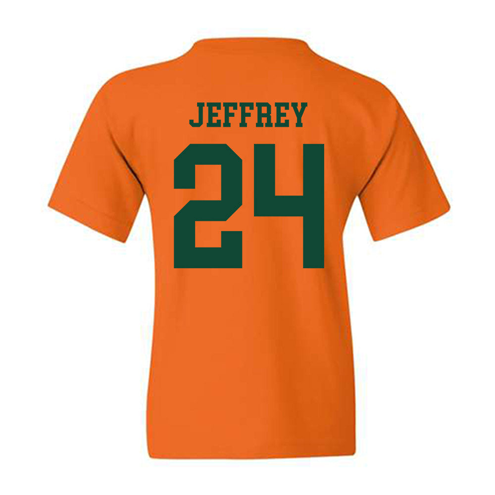 Miami - NCAA Baseball : Donavan Jeffrey - Classic Shersey Youth T-Shirt-1