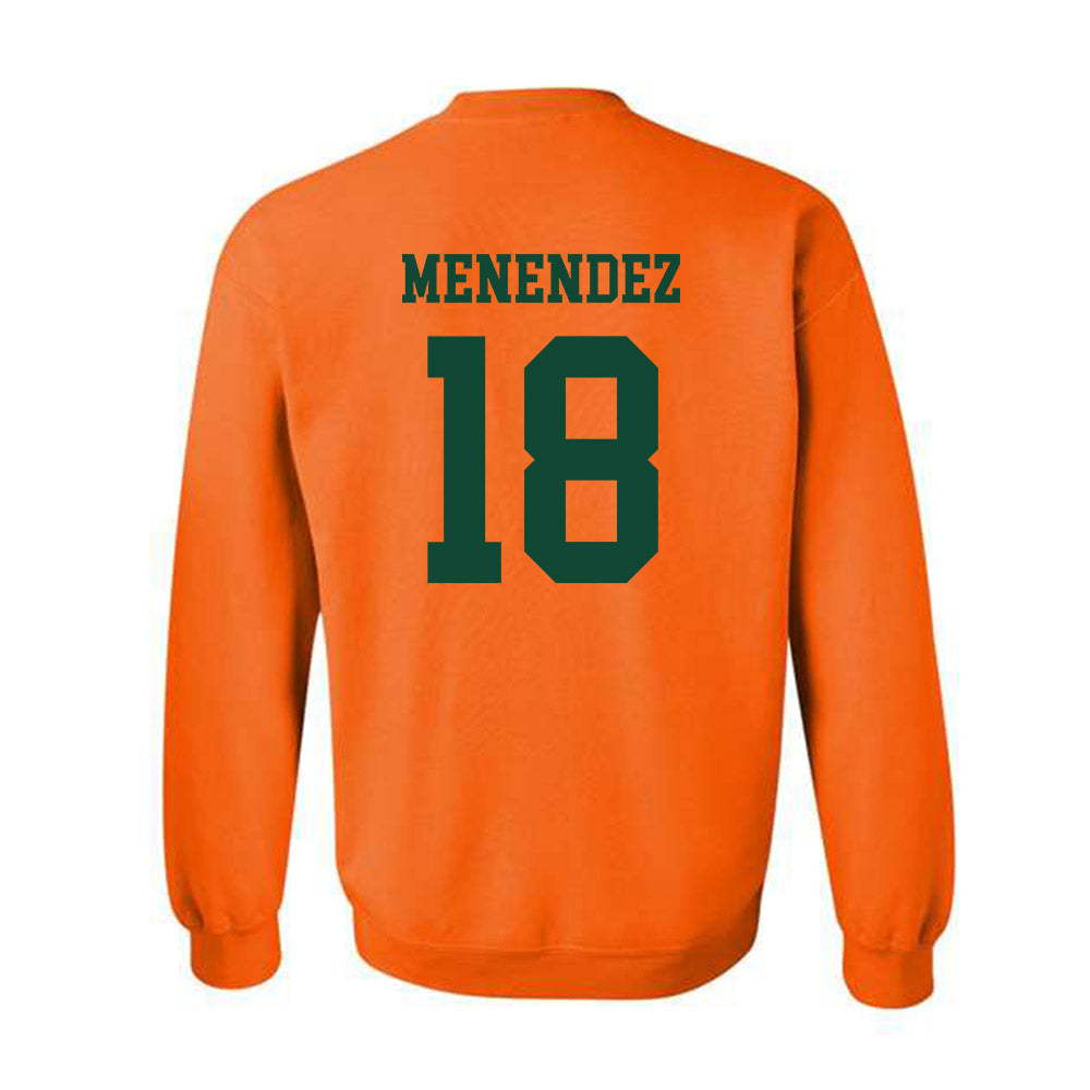 Miami - NCAA Baseball : Frank Menendez - Classic Shersey Crewneck Sweatshirt-1