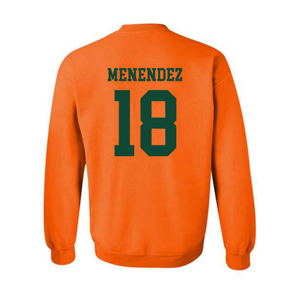 Miami - NCAA Baseball : Frank Menendez - Classic Shersey Crewneck Sweatshirt-1
