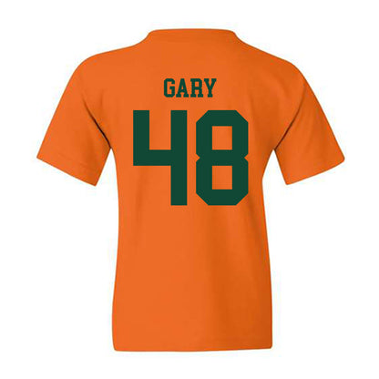 Miami - NCAA Baseball : Bennett Gary - Classic Shersey Youth T-Shirt-1