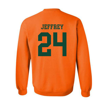 Miami - NCAA Baseball : Donavan Jeffrey - Classic Shersey Crewneck Sweatshirt-1