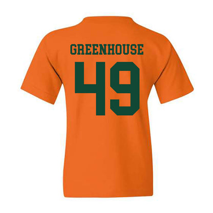 Miami - NCAA Baseball : Mason Greenhouse - Classic Shersey Youth T-Shirt-1