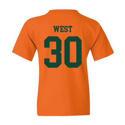Miami - NCAA Baseball : Brylan West - Classic Shersey Youth T-Shirt-1