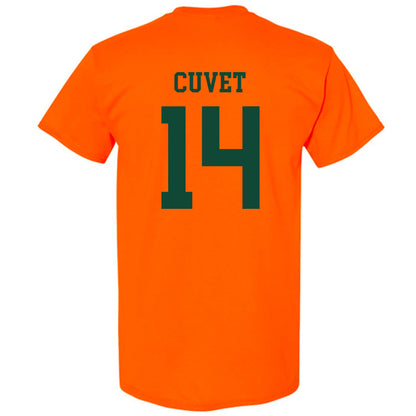 Miami - NCAA Baseball : Daniel Cuvet - Classic Shersey T-Shirt-1